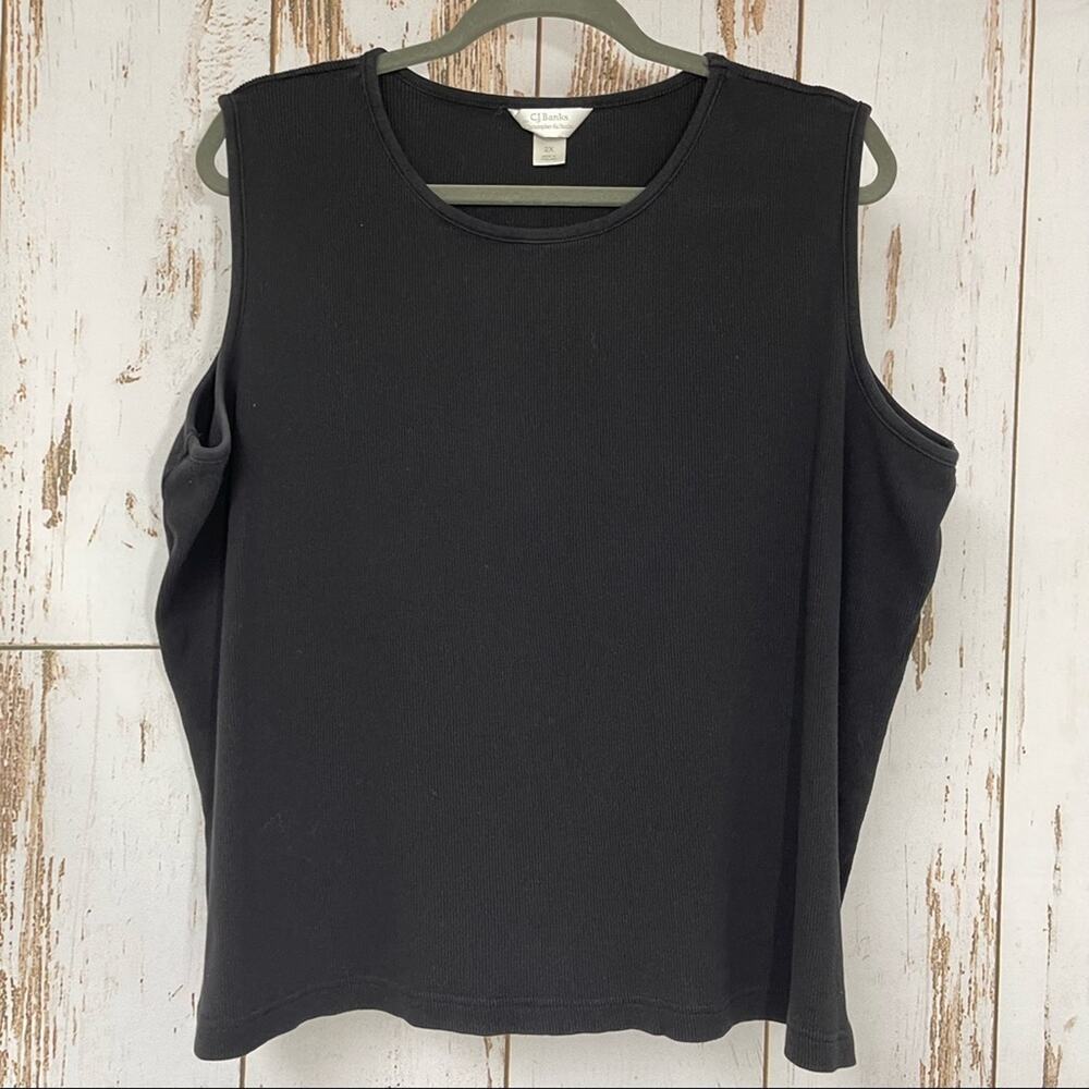 CJ Banks, Tank Top. Size 2X. Perfect for Layering.  In good used condition!